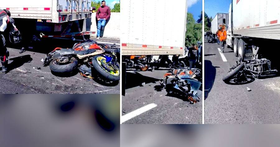 Al menos seis motociclistas mueren un accidente de la México Cuernavaca