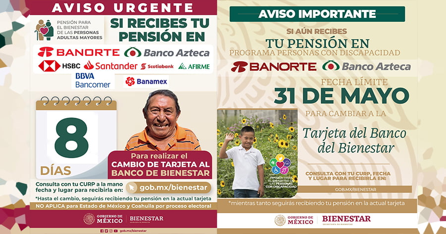 Inicia Cambio De Tarjetas Para Pensi N Del Adulto Mayor El Diario Mx