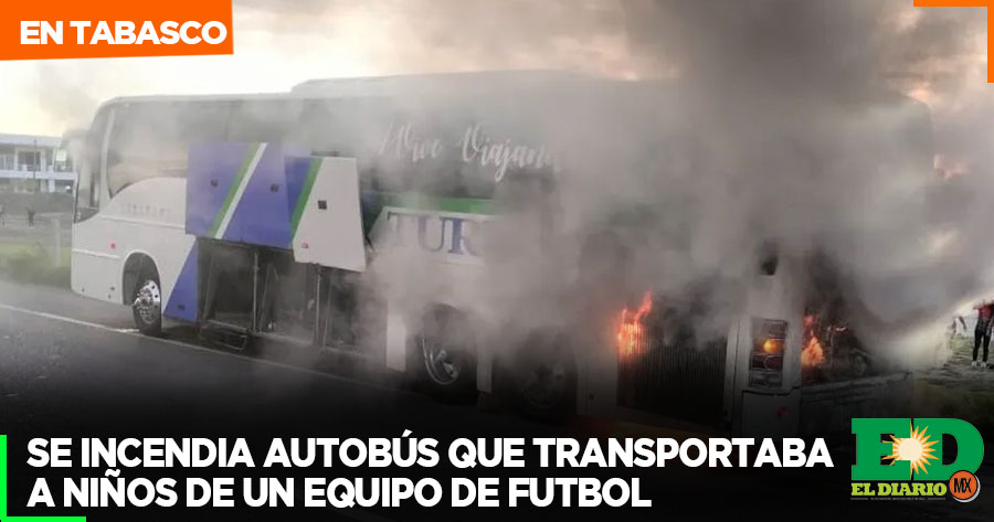 Se Incendia Autob S Que Transportaba A Ni Os De Un Equipo De Futbol