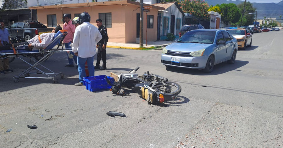 Motociclista Se Pasa Alto Y Choca Con Auto El Diario MX