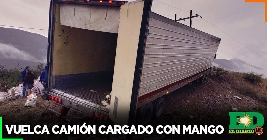 Vuelca Cami N Cargado Con Mango El Diario Mx