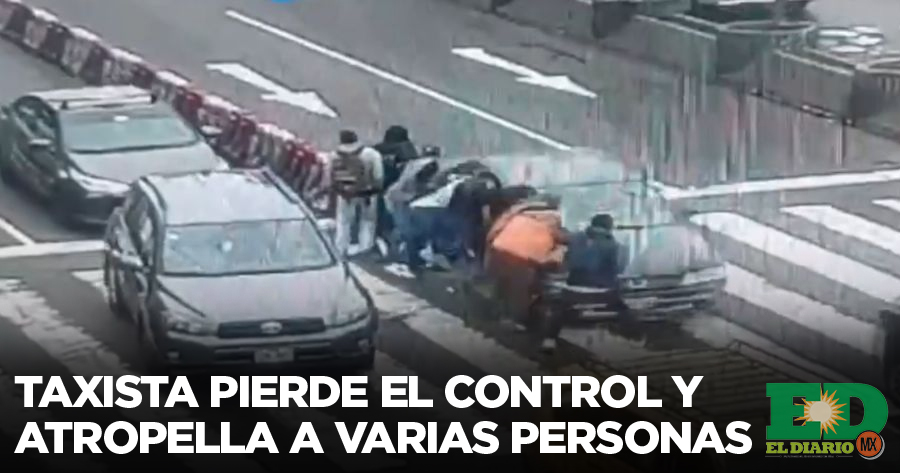 Taxista Pierde El Control Y Atropella A Varias Personas