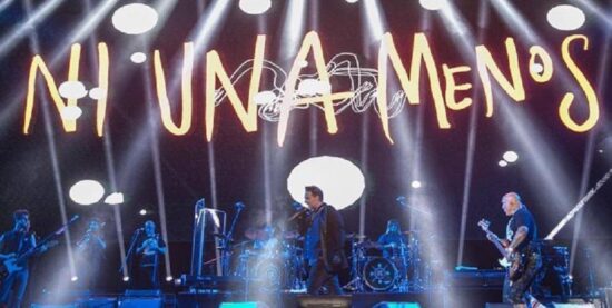 ‘Ni una menos’, gritan Los Fabulosos Cadillacs