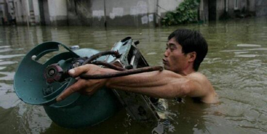 Afectaron inundaciones a 300 mil norcoreanos