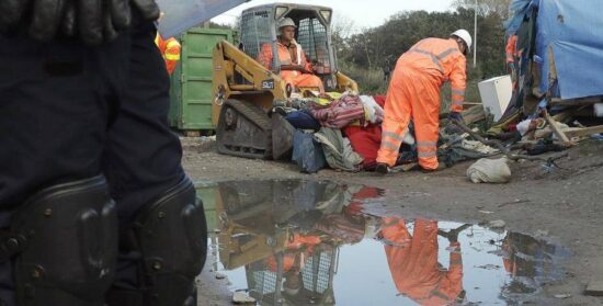 Caen ‘ jungla migrante’ francesa