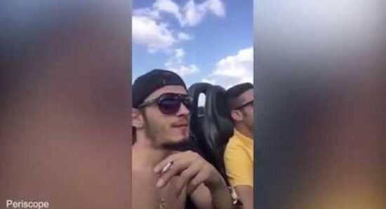 Transmiten su choque en vivo por Periscope