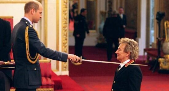 Ahora lo llamarán Sir Rod Stewart