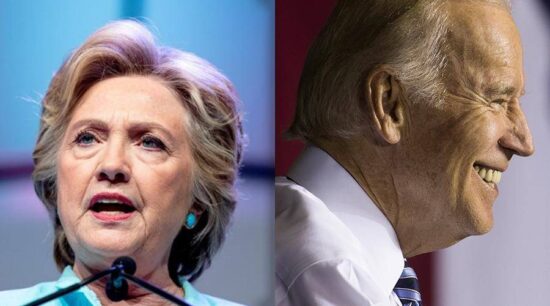 Clinton considera nombrar a Biden como secretario de Estado