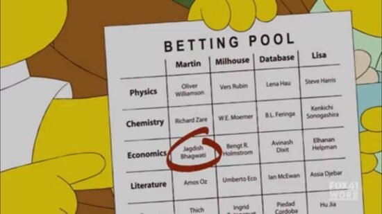Los Simpson predicen a los ganadores del Nobel