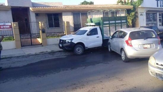 Omite alto y causa múltiple percance