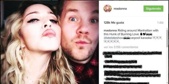 Madonna se sube a Carpookl Karaoke