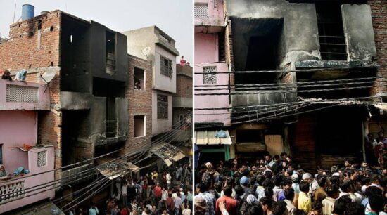 Mueren al menos 13 en incendio en fábrica textil en India