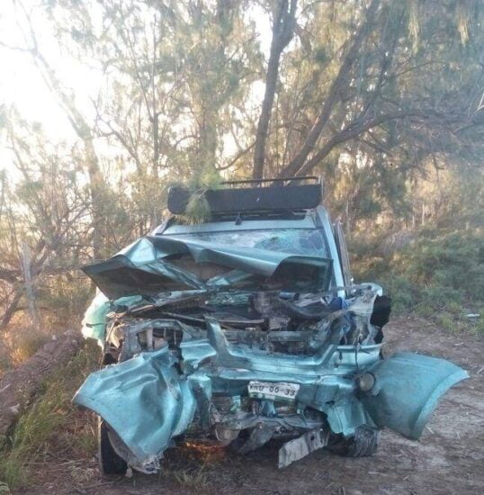Muere federal en carreterazo