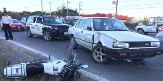 Dejan grave a motociclista