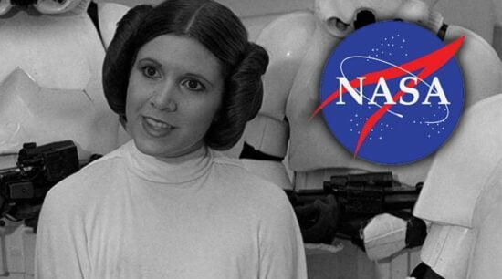 Así se despidió la NASA de la actriz Carrie Fisher
