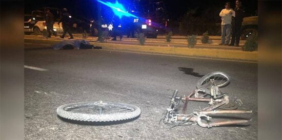 Mata a ciclista; se da a la fuga