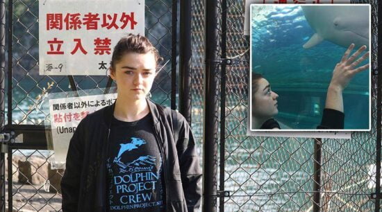 Maisie Williams: Dejen de ir a espectáculos con delfines