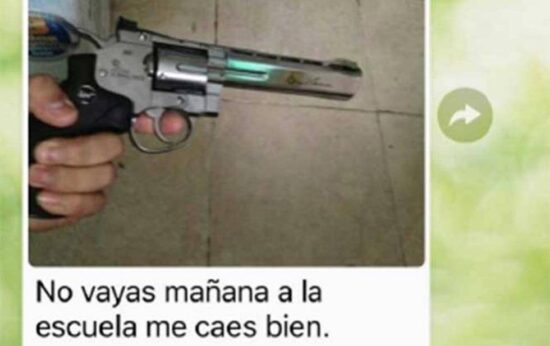 Manda amenaza por WhatsApp y lo expulsan