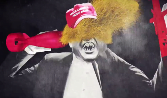 Muestran lado monstruoso de Trump