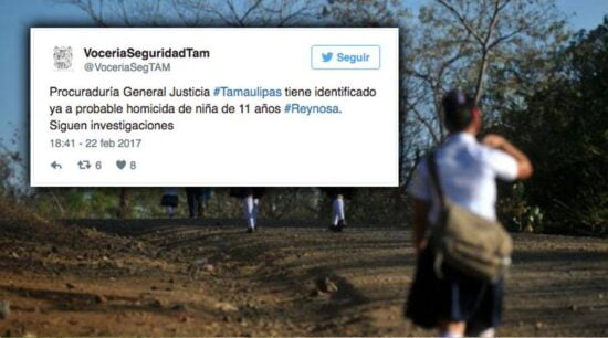 Identifica la PGJT al probable asesino de la niña en Reynosa