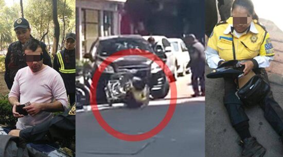 Atropella a policía para no recibir infracción