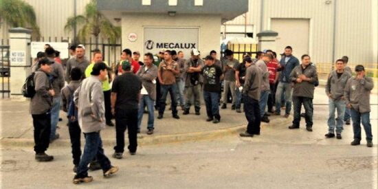 Paralizan trabajadores maquiladora Mecalux