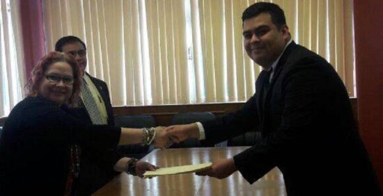 Toma protesta como licenciado