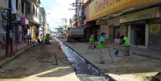 Dañan comercios red hidrosanitaria