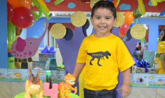 Abdiel festeja cuatro añitos