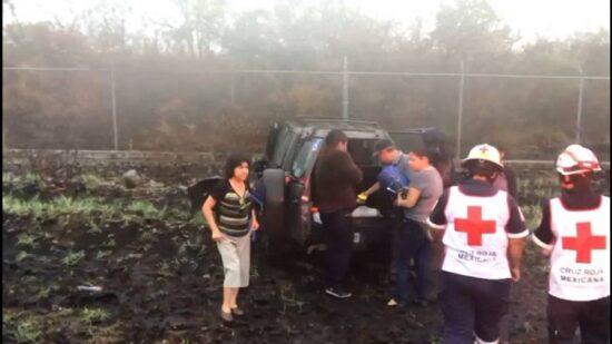 Encontronazo en carretera a Mante