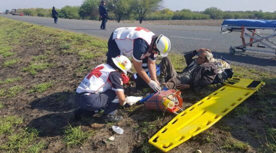 Lo arrollan y resulta con fractura