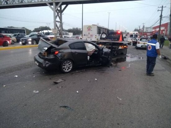 Múltiple choque en la Tampico – Mante