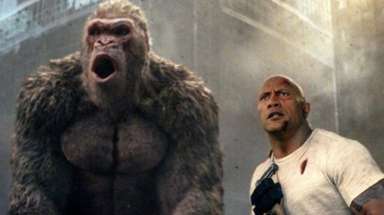 “Rampage” supera a “Quiet Place” en las taquillas