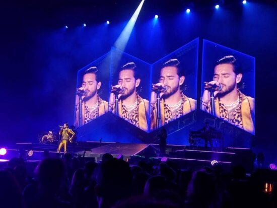 Maluma sorprendió en California