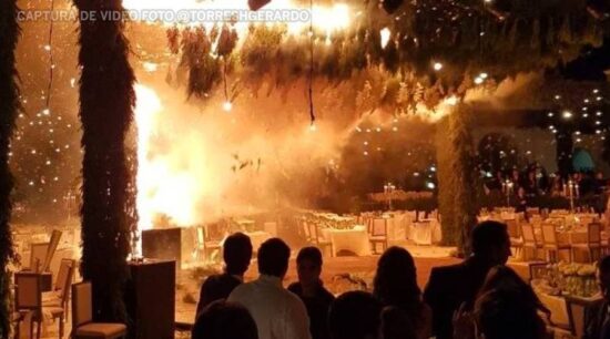 Gran incendio termina con boda en Jalisco