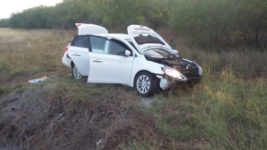Venían de regreso a casa y se estrellan con una vaca