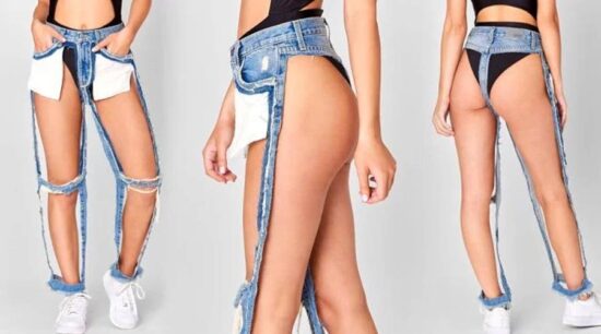 ¡No es broma! esta es la nueva moda en jeans