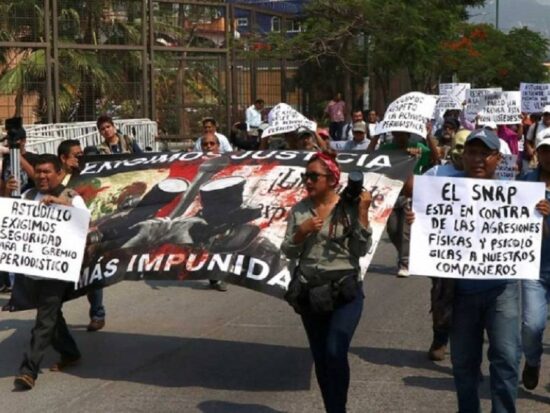 Protestan periodistas vs violencia