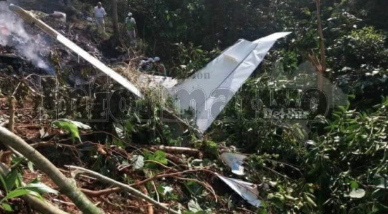 Mueren dos personas en desplome de una avioneta
