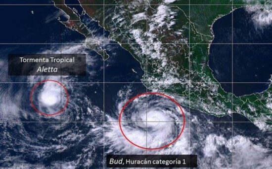 Bud se convierte en huracán categoría 1