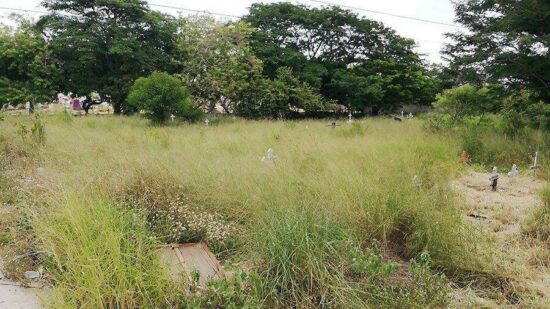 Convierten panteón en basurero clandestino