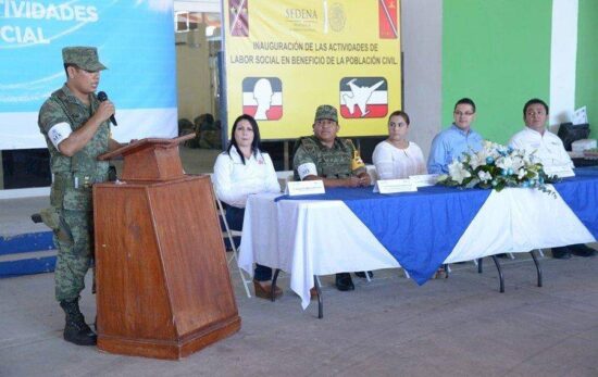 Lleva Sedena servicios sociales