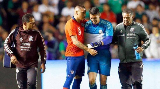 Hugo González sufrió una contusión severa