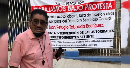 Maestros protestan ante abusos de autoridad del director