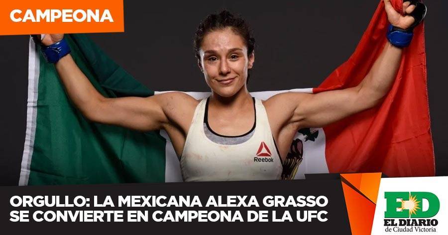 Orgullo La Mexicana Alexa Grasso Se Convierte En Campeona De La Ufc El Diario Mx