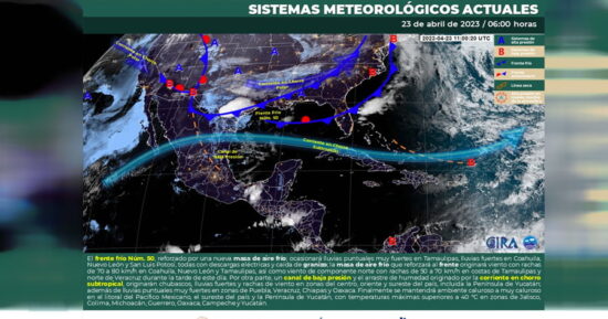 Advierten por lluvias, granizo y vientos en Tamaulipas