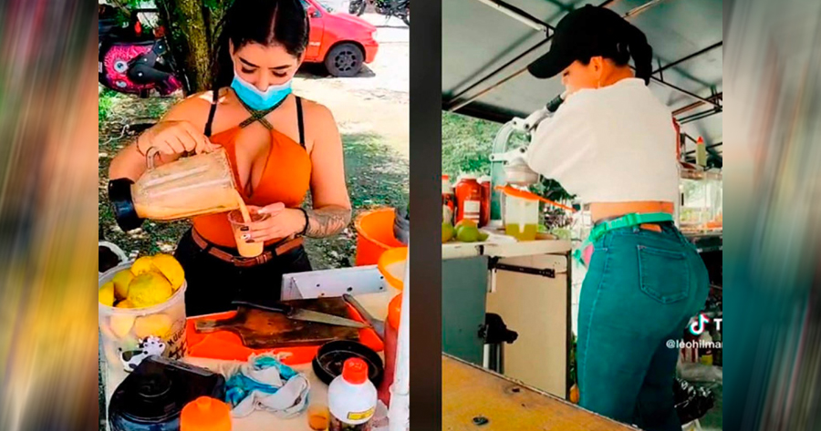 Vendedora De Jugos Se Hace Viral Y Enamora A Miles De Usuarios En Tiktok