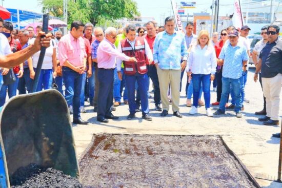 Intensifican bacheo en Victoria