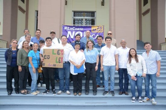Marchan en defensa de las instituciones