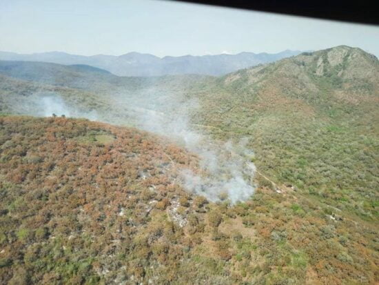 Detectan incendio cerca de ‘El Cielo’